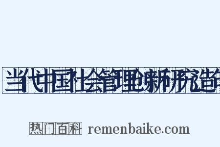 当代中国社会管理创新研究造句是什么意思的图片